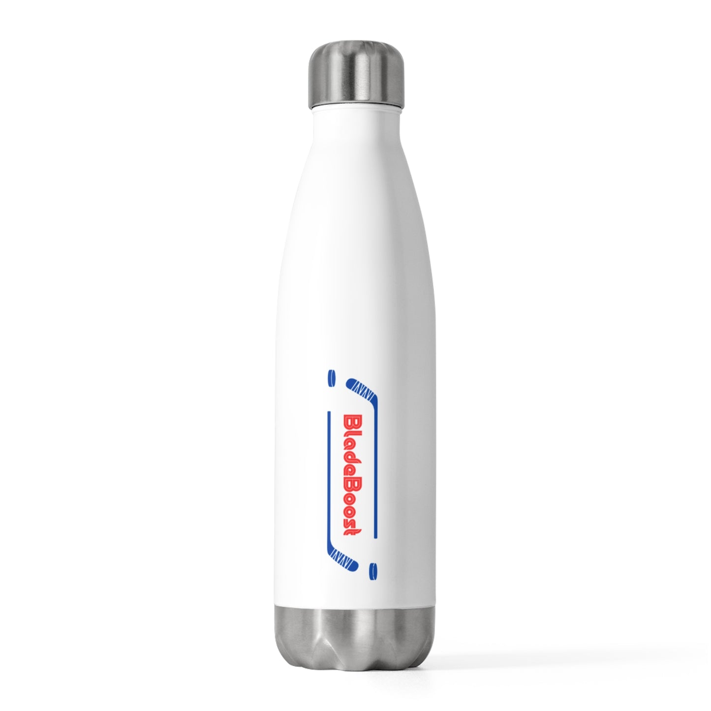 BladeBoost 20oz Insulated Water Bottle - Stylish & Durable for Hockey Players