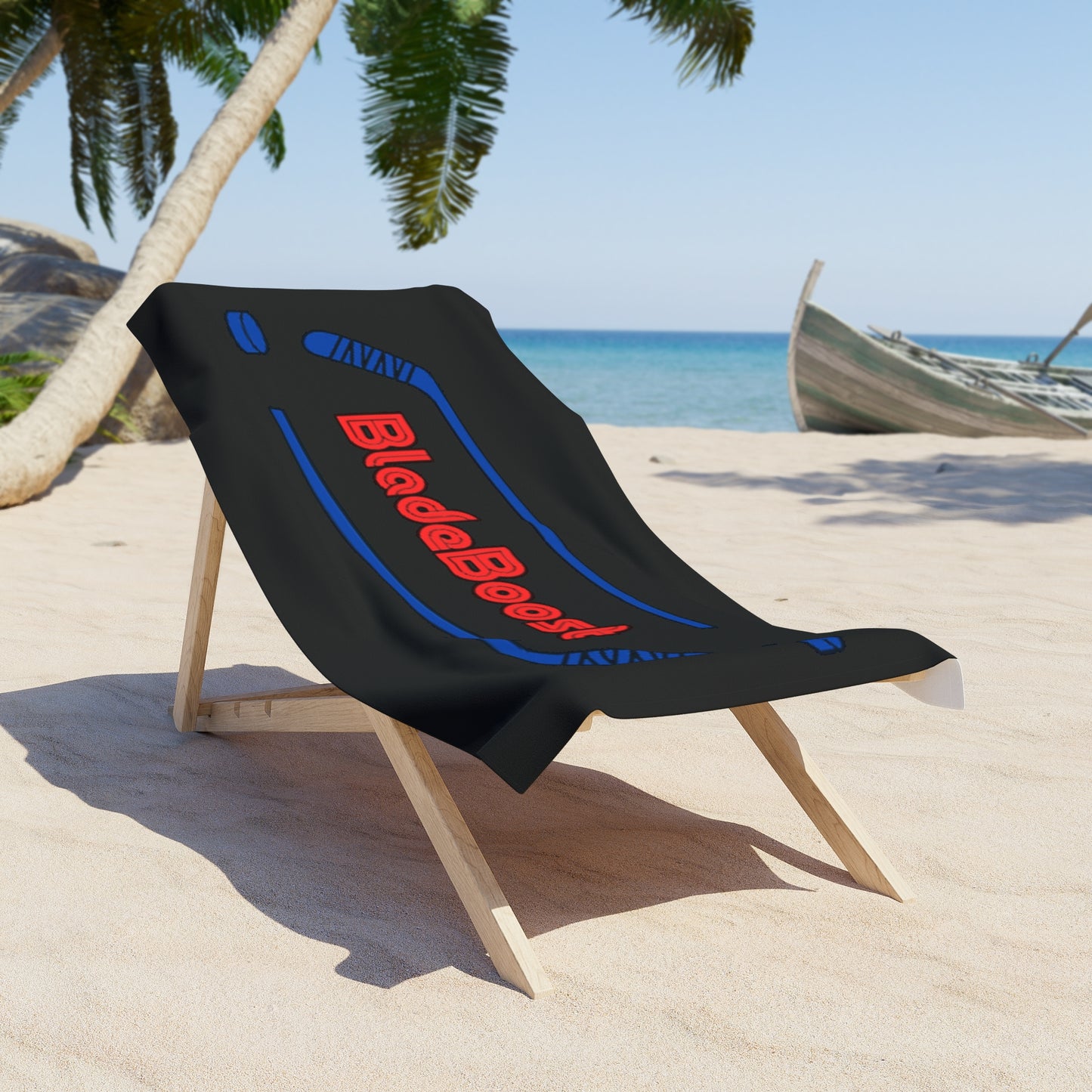 BladeBoost Beach Towel - Ideal for Hockey Fans, Perfect for Summer Training