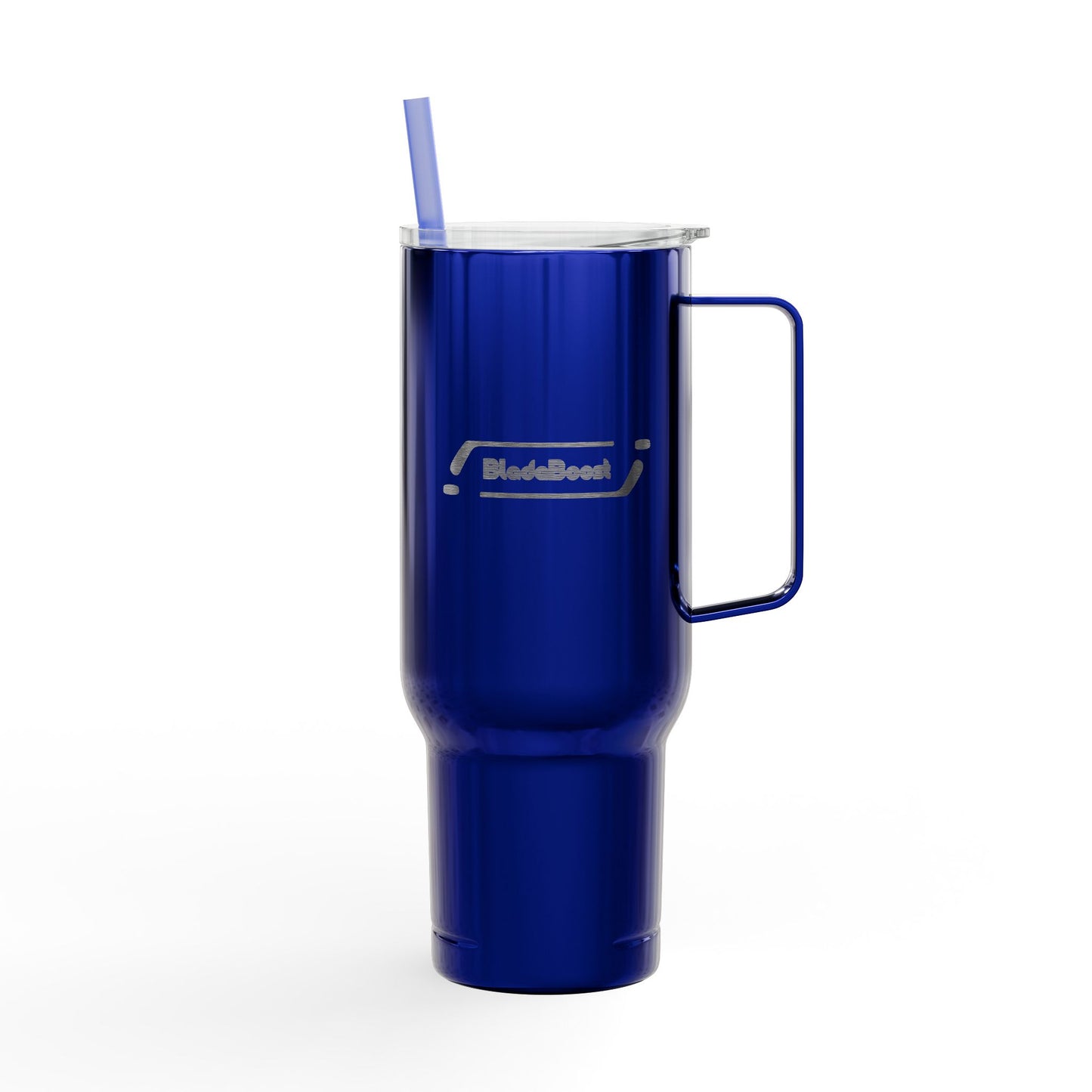 BladeBoost Insulated Tumbler - 40oz Travel Mug with Straw