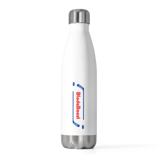 BladeBoost 20oz Insulated Water Bottle - Stylish & Durable for Hockey Players